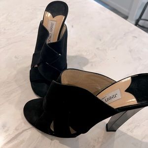 Size 38 Jimmy Choo mules.